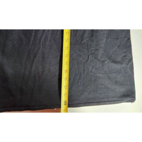 Black Sweater Dress Sandra Darren Size 16 career office minimalist Short-Sleeve - Picture 8 of 10